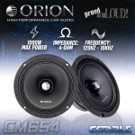 ORION Cobalt CM654 High Efficiency 6.5" Mid-Range Bullet Loudspeakers, 1000W Max - Image 3