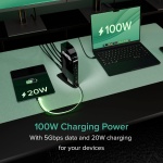 Plugable USB-C Triple Monitor Docking Station: 13-in-1 Laptop Dock - Image 4