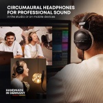 beyerdynamic DT 770 PRO 80 Ohm Over-Ear Studio Headphones in Gray. Enclosed - Image 5