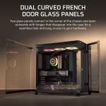 CORSAIR AIR 5400 RS ARGB Triple-Chamber Panoramic Mid-Tower PC Case – Black - Image 7