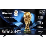 Hisense 65" U6 Pro Series Mini‑LED ULED 4K UHD HDR Gaming AI Smart Fire TV