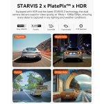 Vantrue N2X 2.7K Dash Cam Front and Inside, STARVIS 2 PlatePix Car Camera - Image 2