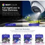 Amcrest 5MP AI Turret IP PoE Camera w/ 49ft Nightvision, Security IP Camera - Image 5