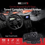MB Quart 800 Watt Stage 5 Can Am Maverick X3 (2017-2025) Tuned, Complete Audio - Image 2