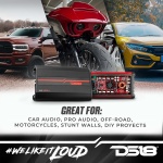 DS18 SXE-1200.4/RD Car Amplifier Stereo Full-Range Class A/B 4-Channel 60x4 RMS - Image 4