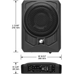 Planet Audio P10AW 10 Inch 1000 Watt Powered 4 Ohm Under Seat Car Subwoofer - Image 4