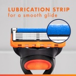 Gillette Fusion5 Razors for Men, 1 Razor, 4 Blade Refills, Lubrastrip for a More - Image 6