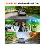 Vantrue E360 Plus All Channel Dash Cam 585° Fisheye - Image 2