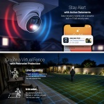 AMLINK 4K POE Camera, 8MP Outdoor Turret Security IP Camera, 100ft Color - Image 5