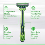 Gillette Sensor3 Sensitive Men's Disposable Razor, 4 Razors - Image 4