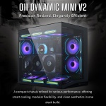 Lian Li O11D MINI V2 Flow-ATX Mid-Tower PC Case-Black-O11DMIV2FX - Image 2