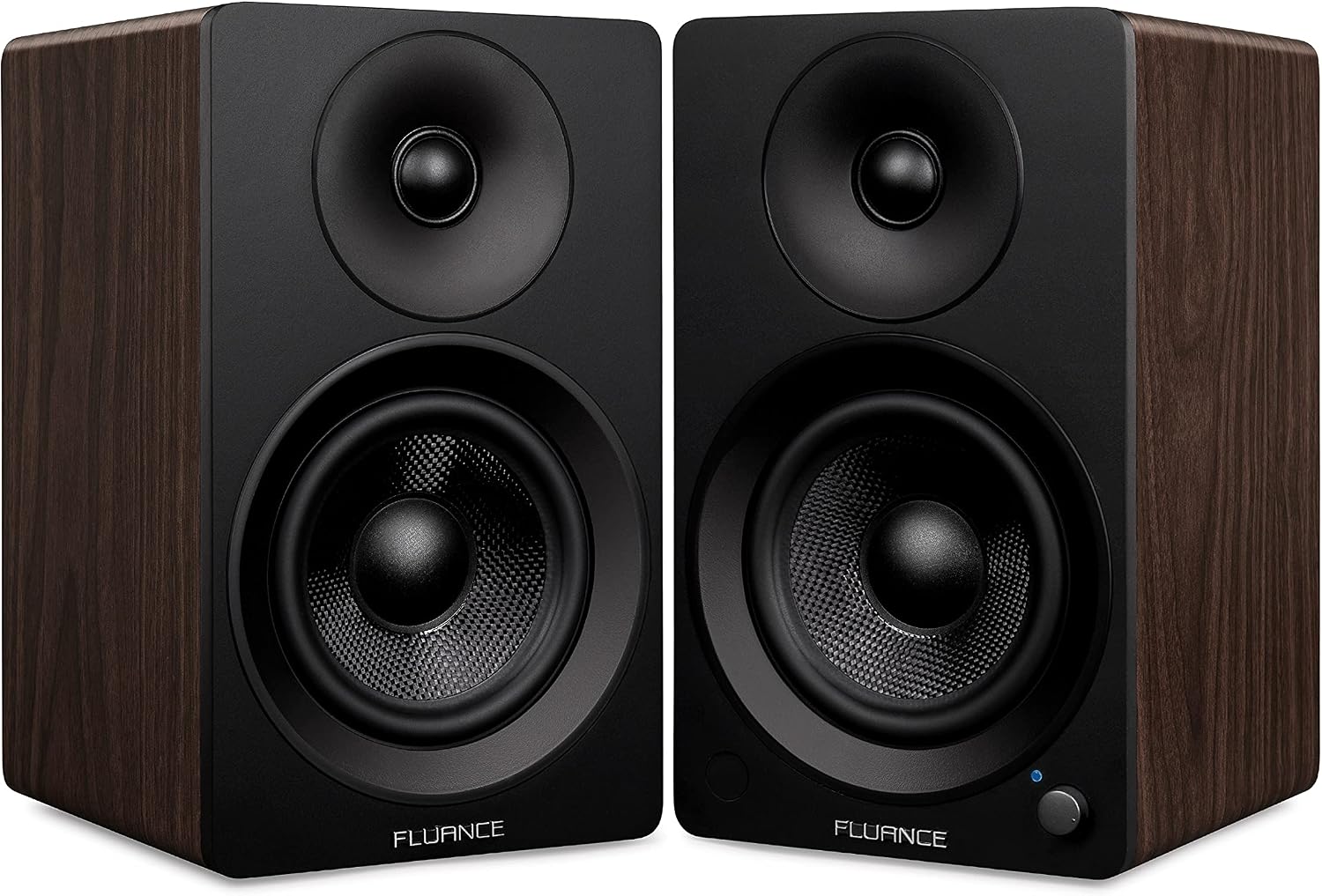 81fCO65YX4S._AC_SL1500_.jpg Fluance Ai41 Powered 2-Way 2.0 Stereo Bookshelf Speakers with 5" Drivers, 90W - Image 1