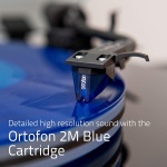 Fluance RT85 Turntable with Ortofon Cartridge, Acrylic Platter, Speed Control, - Image 2