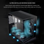 Lian Li O11D MINI V2 Flow-ATX Mid-Tower PC Case-Black-O11DMIV2FX - Image 4
