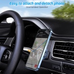 Rectangle Flat Stick On Dashboard Magnetic Car Mount Holder for Cell Phones and - Image 7