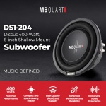 MB Quart 8 Inch 400 Watt MAX 200 Watt RMS 4 Ohm Dual Voice Coil - Image 2