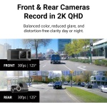 THINKWARE ARC Dash Cam 2K QHD Front and Rear, Wi-Fi, GPS, Touchscreen - Image 3