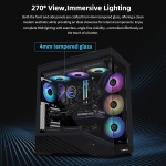 Lian Li V100-ATX Mid-Tower PC Case-Black-V100RX - Image 4