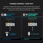 Lian Li UNI Fan SL Flex 120mm ARGB, 3 Pack, Controller Included - Image 7