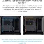 Lian Li O11D MINI V2 Flow-ATX Mid-Tower PC Case-Black-O11DMIV2FX - Image 7