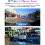 VIOFO A329T 4K 3CH Dash Cam Front Telephoto Rear, STARVIS 2 HDR, Wi-Fi 6 - Image 4
