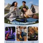 havit Outdoor Bluetooth Speaker, 120W Max Loud Speakers with Deep Bass - Image 7