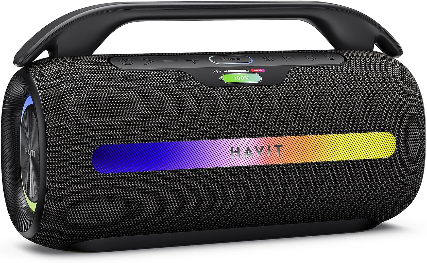 81tBMgs1BL._AC_SL1500_.jpg havit Outdoor Bluetooth Speaker, 120W Max Loud Speakers with Deep Bass - Image 1