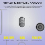Corsair Scimitar Elite Wireless SE MMO MOBA PC Gaming Mouse – White - Image 8