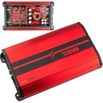 DS18 SXE-1200.4/RD Car Amplifier Stereo Full-Range Class A/B 4-Channel 60x4 RMS