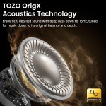 TOZO NC9 Hybrid Active Noise Cancelling Wireless Earbuds, 60H, LED Display - Image 3