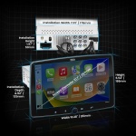 BOSS Audio Systems BCPA10 10.1 Inch CarPlay Android Bluetooth Car Stereo - Image 5