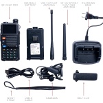 BAOFENG BF-F8HP PRO 10W Tri-Band Ham Radio, UV-5R 7th Gen Upgrade, GPS - Image 7