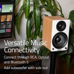 Fluance Ai41 Powered 2-Way 2.0 Stereo Bookshelf Speakers with 5" Drivers, 90W - Image 6