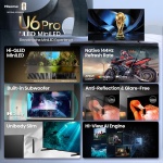 Hisense 65" U6 Pro Series Mini‑LED ULED 4K UHD HDR Gaming AI Smart Fire TV - Image 4