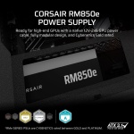 CORSAIR RM850e (2025) ATX 3.1 PCIe 5.1 Ready 850W Power Supply – Black - Image 2