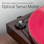 Fluance RT85 Turntable with Ortofon Cartridge, Acrylic Platter, Speed Control, - Image 3