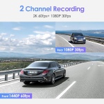 VIOFO Dual Dash Cam, 2K 1440P 60fps+1080P 30fps Front and Rear Dash Camera - Image 5