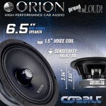 ORION Cobalt CM654 High Efficiency 6.5" Mid-Range Bullet Loudspeakers, 1000W Max - Image 2