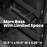 Planet Audio P10AW 10 Inch 1000 Watt Powered 4 Ohm Under Seat Car Subwoofer - Image 3